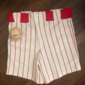 Pinstripe Baseball pant shorts by LeMans